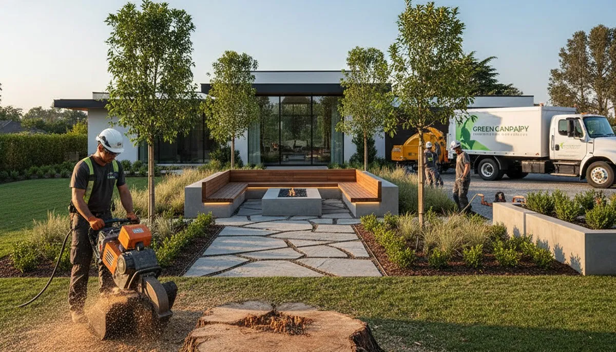 Professional landscape design and tree removal service in Wellesley, MA by Chop Chop Tree