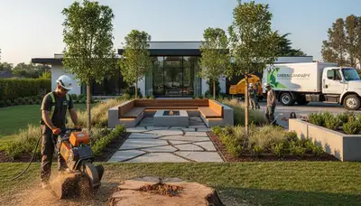 Professional landscape design and tree removal service in Wellesley, MA by Chop Chop Tree