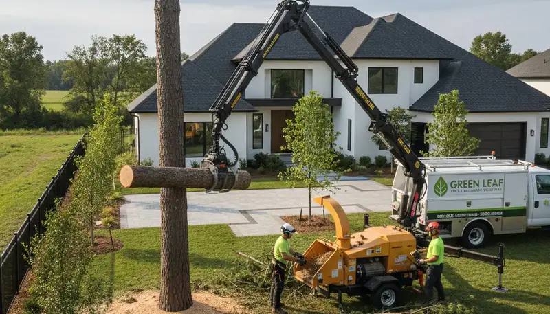 Professional landscaping and tree removal service in Wellesley, MA by Chop Chop Tree experts
