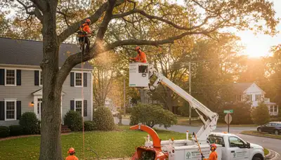 Professional tree removal services in Wellesley MA by certified arborists