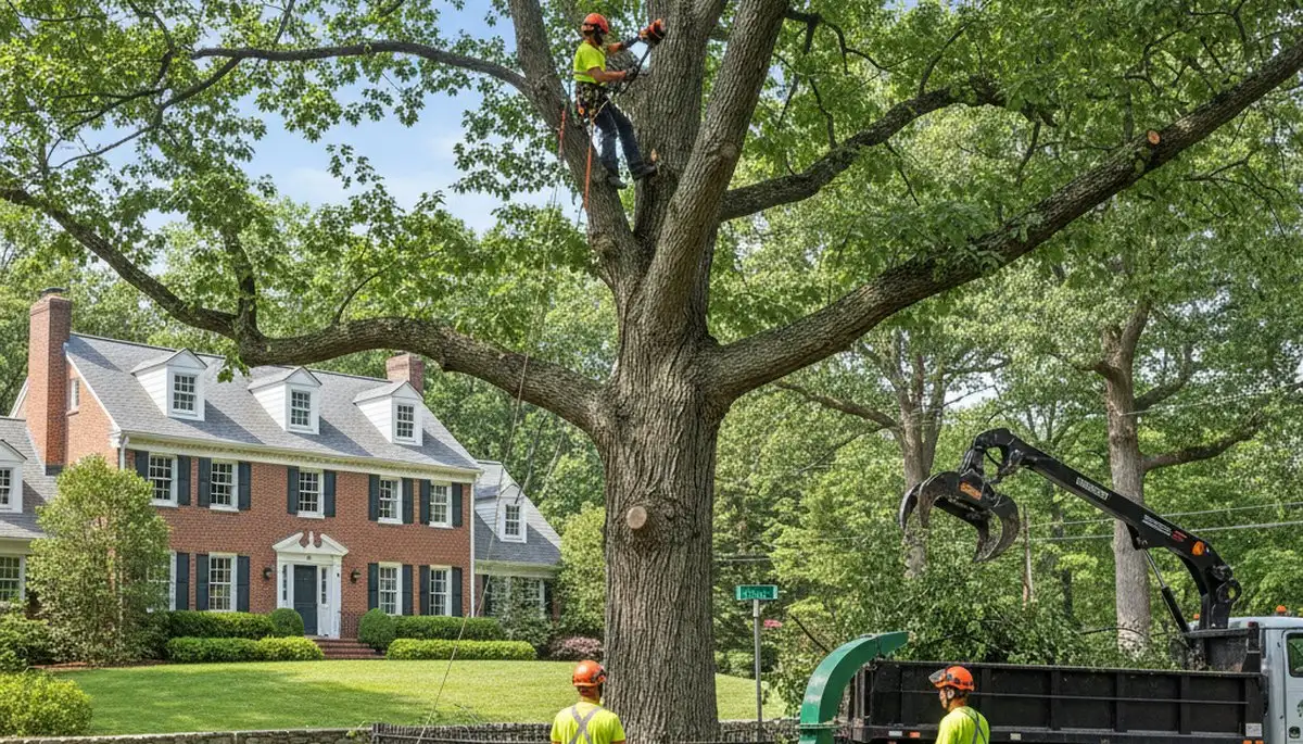 Professional tree removal service in Wellesley MA by certified arborists at Tree Services Wellesley MA