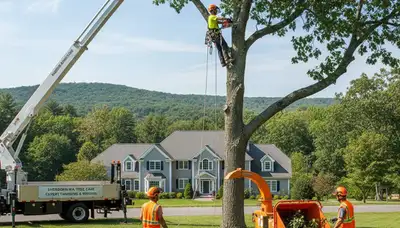 Professional tree removal service in Wellesley MA by certified arborists